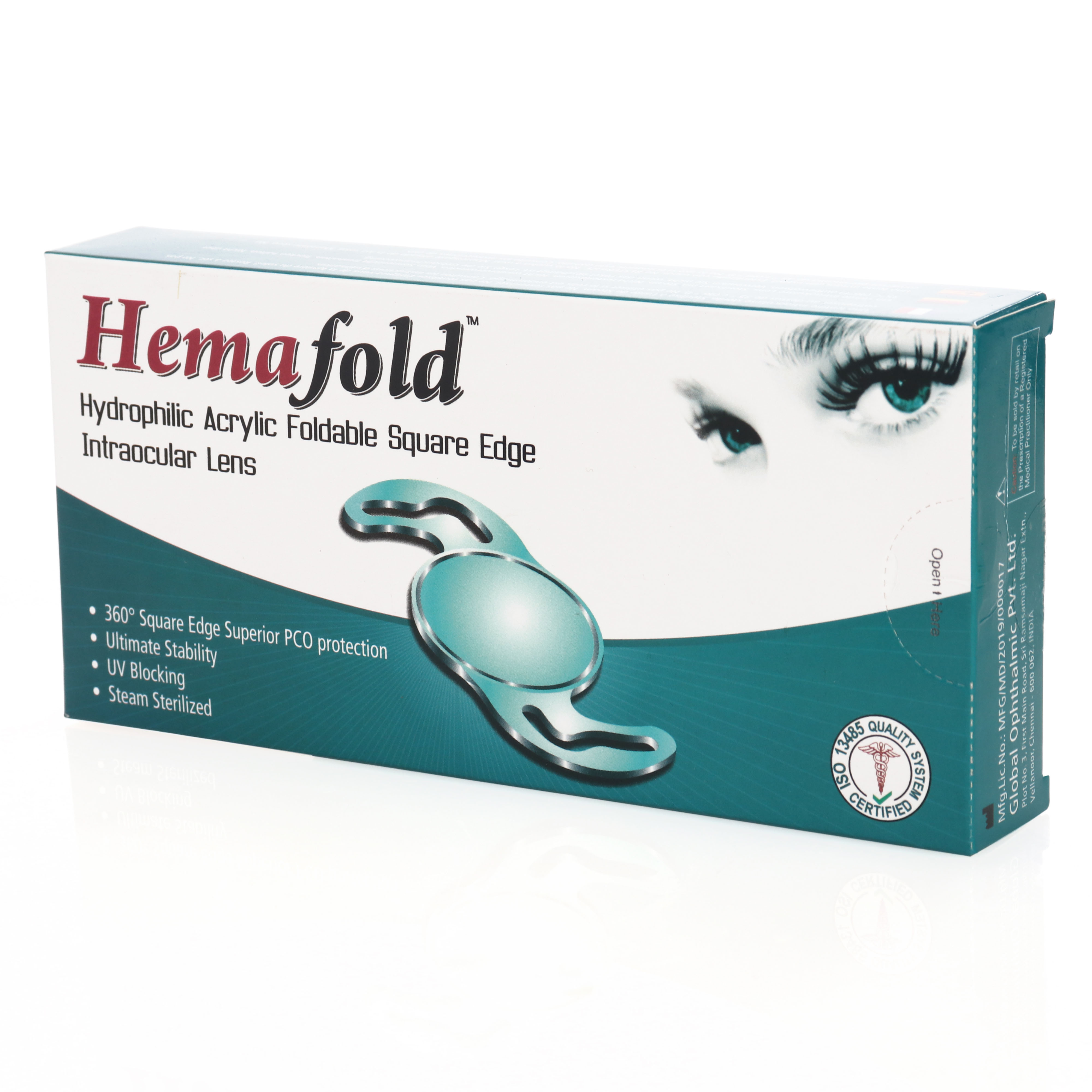 HEMAFOLD Intraocular Lens (Hydrophilic Acrylic Foldable)