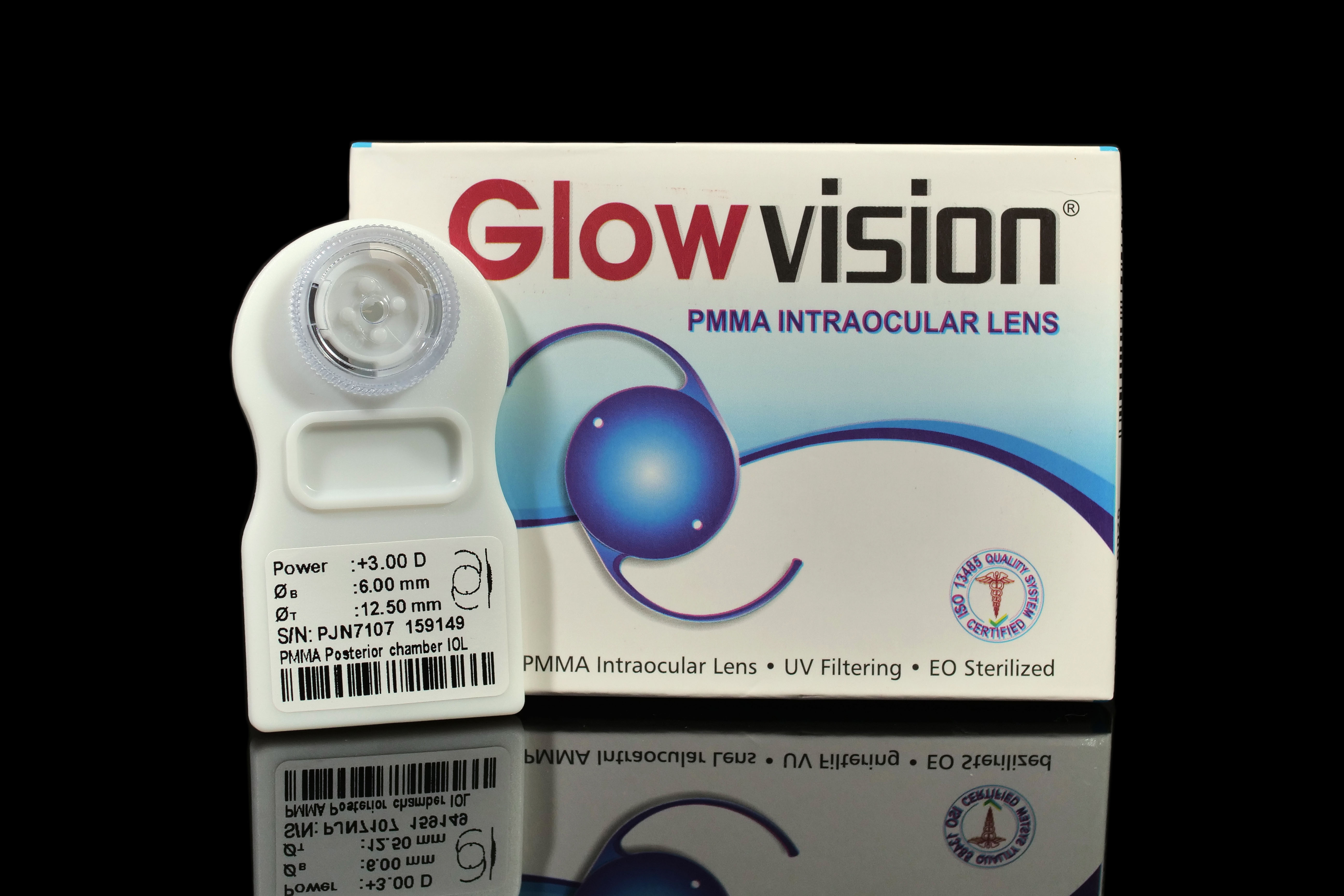 GLOWVISION - Single Piece PMMA Intraocular Lens